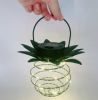 LED Pineapple Swirl Solar Garden Lights