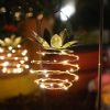 LED Pineapple Swirl Solar Garden Lights