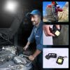 Cob Keychain Work Light 800 Lumens Rechargeable Waterproof Portable Led Small Flashlights 4 Modes (2 Pack)