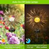 Solar Powered Sun Stake Lamp IP54 Waterproof Decorative Lamp