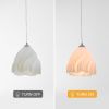 Simple Three-dimensional Petal Design Chandeliers(No bulbs)