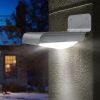 Solar Wall Lights Outdoor 16LEDs Stair Lamps 120° Motion Sensor 180°Lighting Garden Lights IP65 Waterproof Night Lamps