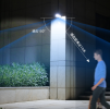 PSDS018. Outdoor courtyard wall, human body induction LED solar wall lamp