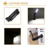 Sanyi Magnetic LED Flashlight USB Rechargeable Work Inspection Light 5 Modes Torch COB Lanterna Hanging Hook Lamp With USB Cable