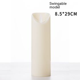 Plastic Simulation Swing Electronic Candle Wedding Home Decoration (Option: 29 Without Battery)