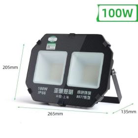 Lighting Led Throw Light Lamp Outdoor Rain Proof Factory House Basketball Court (Option: 100W)