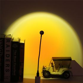 Led Night Light Usb Plug-in Type Learning Eye Protection Portable (Option: Sunrise color-180mm-USB)