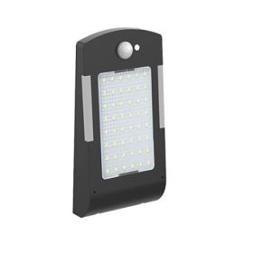 Solar Mini Outdoor Rainproof Garden Light Led Human Body Induction Home (Option: Black-Wall mount)