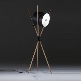 Simple Wood Art Three Fork Floor Lamp (Option: 7 Style)