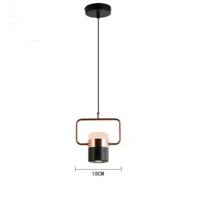 Simple Long Strip Minimalist Restaurant Household (Option: Rose Gold-Single head)