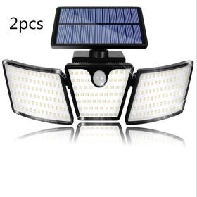 Solar Light Outdoor Multi Head Human Body Induction (Option: Solar garden light-2PCS)