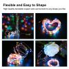 100 LEDs Solar String Lights Outdoor IP65 Waterproof Copper Wire String Lights Solar LED Fairy Lamps Wedding Party Festival