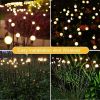 Solar Garden Lights;  2 Pack LED Solar Firefly Lights