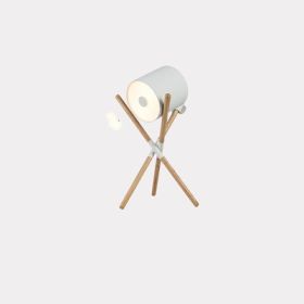 Simple Wood Art Three Fork Floor Lamp (Option: 1 Style)